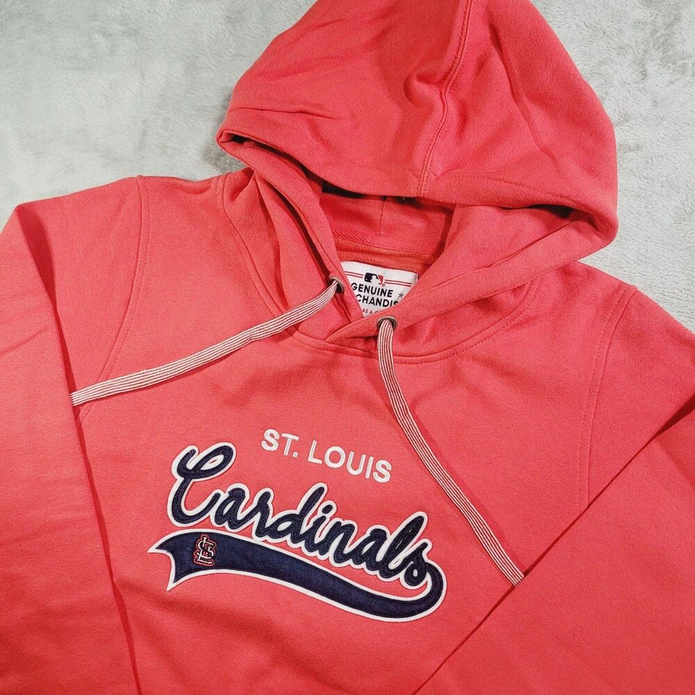 St. Louis Cardinals Hoodie Womens 1X Red MLB Baseball Soft As A Grape Sweater